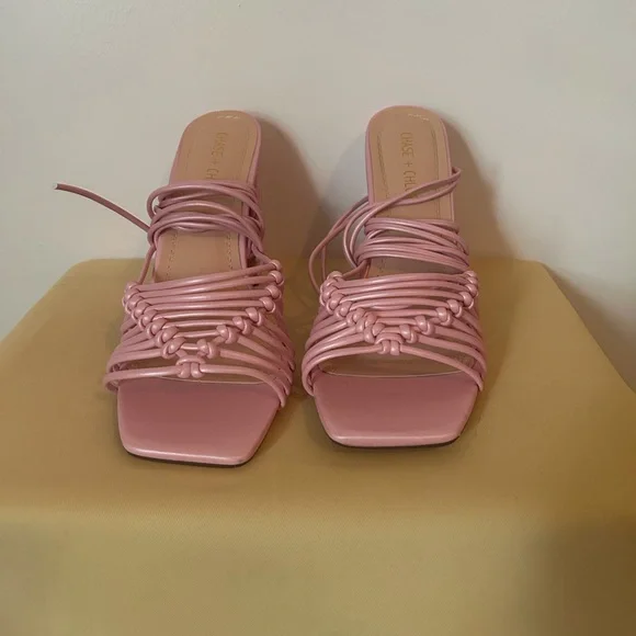 Lavender Strappy Heels and Handbag Set size 10 nwt - Picture 12 of 16